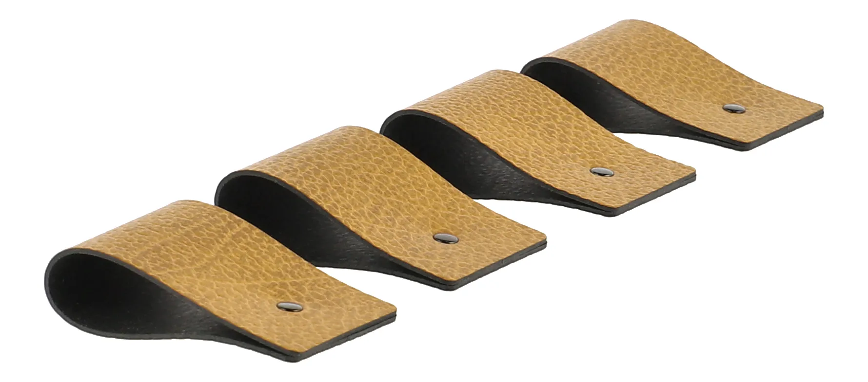 Loop name servietringe 4-pak, Curry (brun) LIND DNA