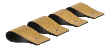 Loop name servietringe 4-pak - Curry (brun) - LIND DNA