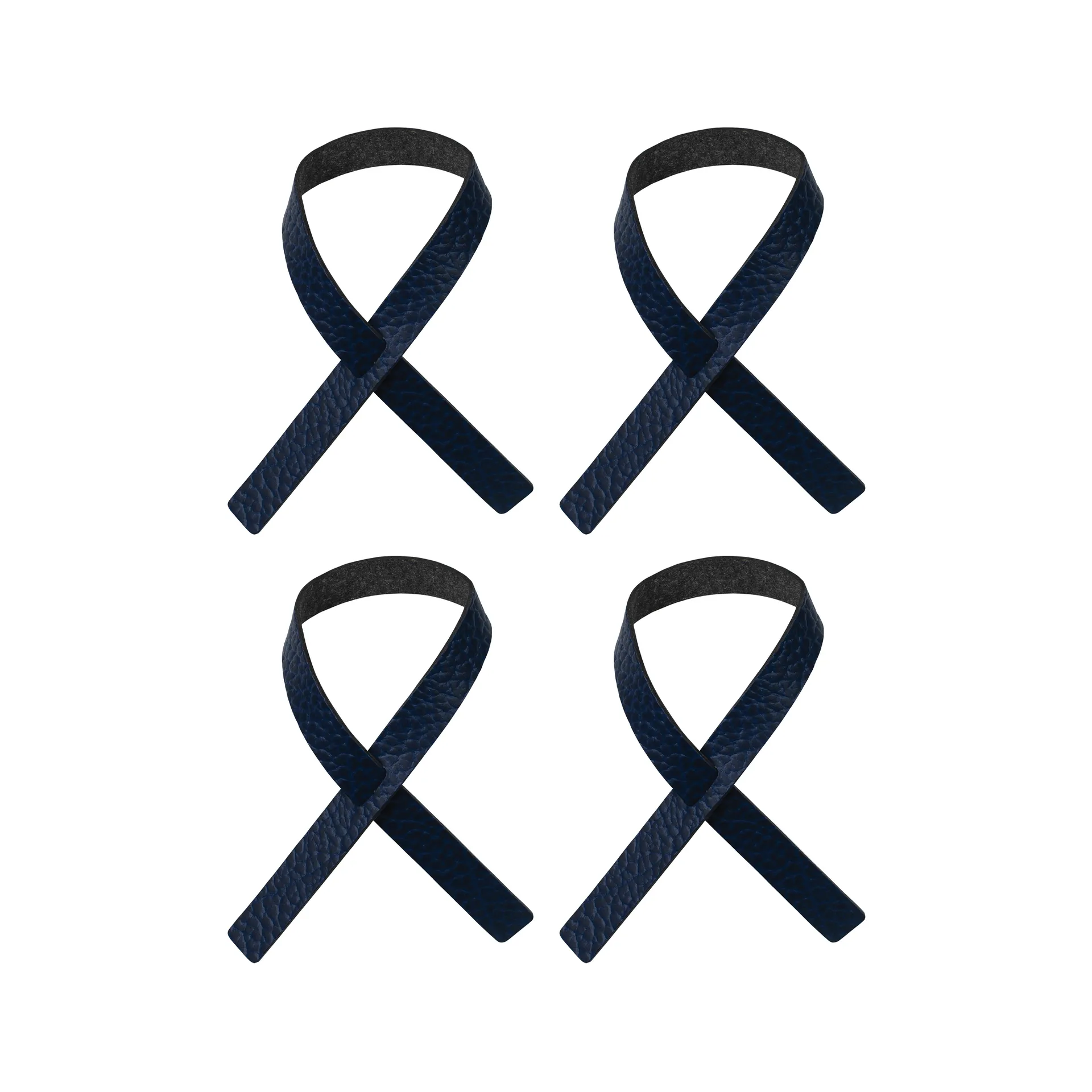 Loop servietringe 4-pak, Marineblå LIND DNA