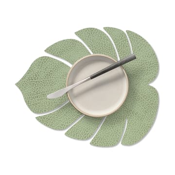 Monstera Leaf Hippo dækkeserviet S - Olive green - LIND DNA