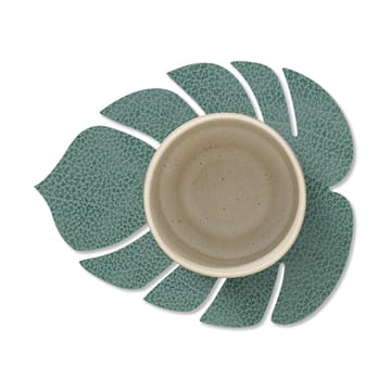 Monstera Leaf Hippo glasunderlag - Pastel green - LIND DNA