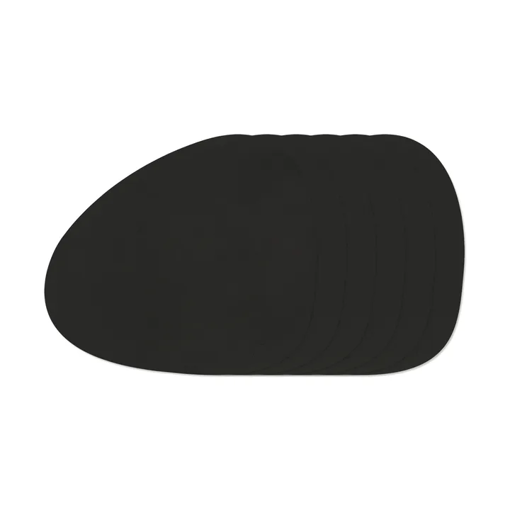 Nupo Curve dækkesæt - Black Ink, 6-pak - LIND DNA