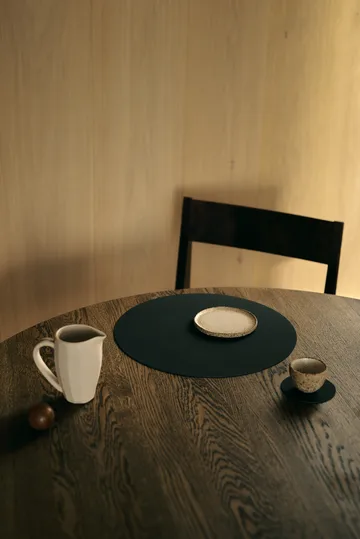 Nupo dækkeserviet - Black ink, circle, L - LIND DNA