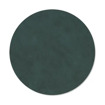 Nupo dækkeserviet circle vendbar M 1 stk. - Dark green/Olive green, Ø30 cm - LIND DNA
