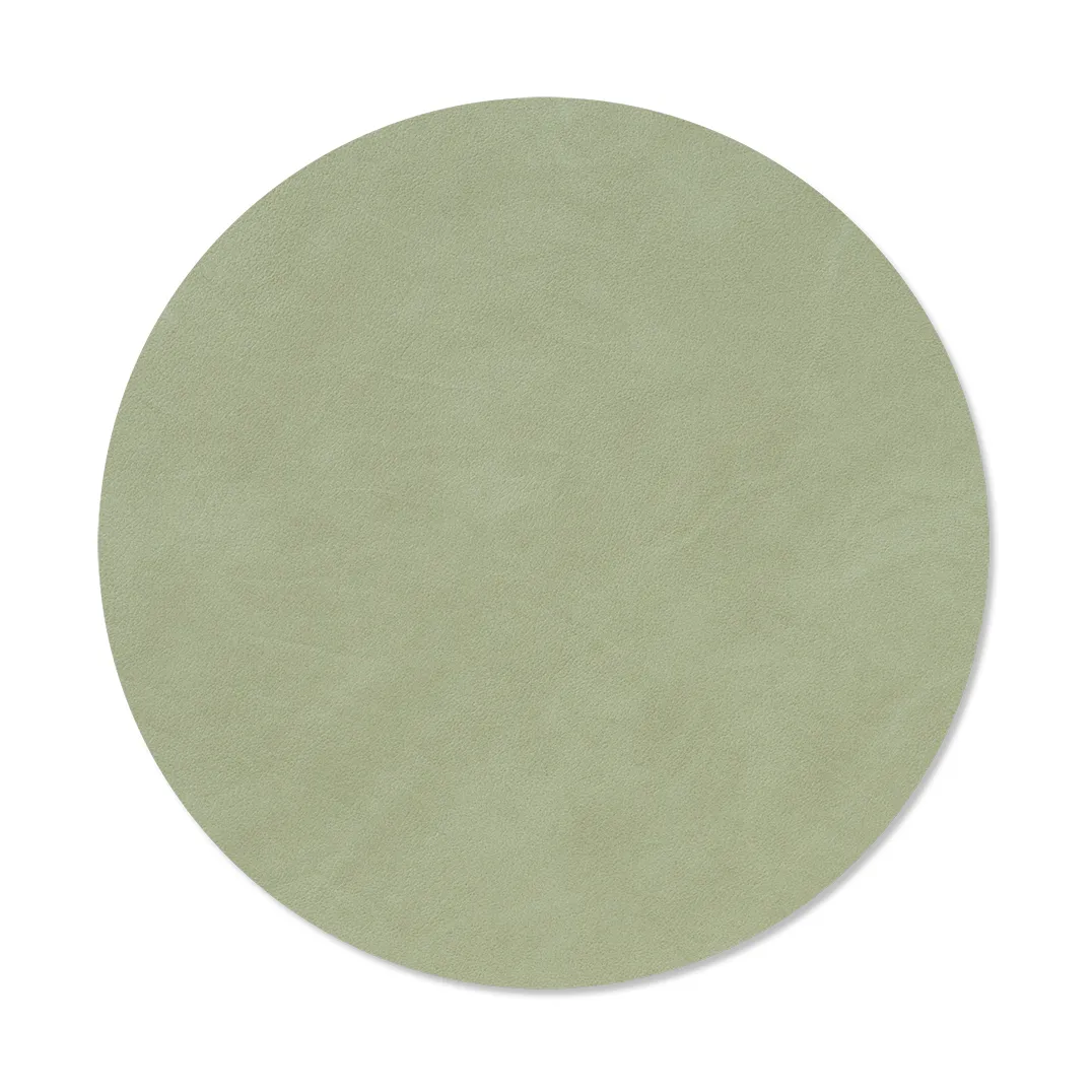 Nupo dækkeserviet circle vendbar M 1 stk., Dark green/Olive green, Ø30 cm LIND DNA