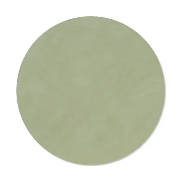 Nupo dækkeserviet circle vendbar M 1 stk. - Dark green/Olive green, Ø30 cm - LIND DNA