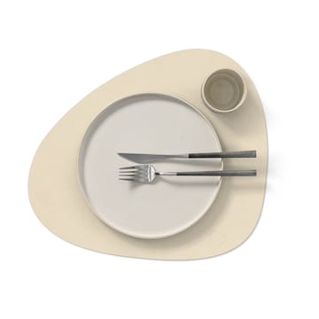 Nupo dækkeserviet curve L - Vanilla - LIND DNA