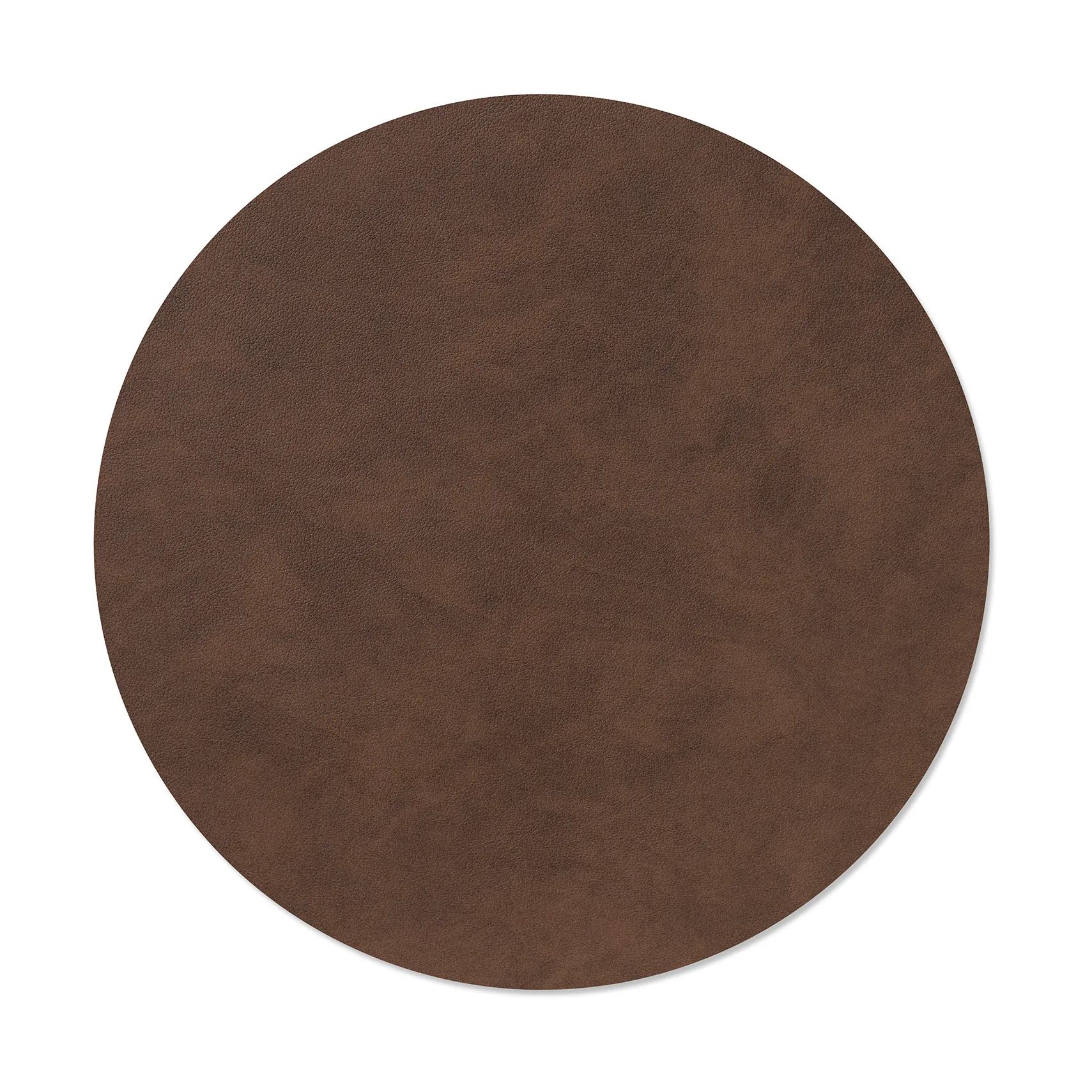Nupo dækkeserviet, Dark brown, circle, L LIND DNA