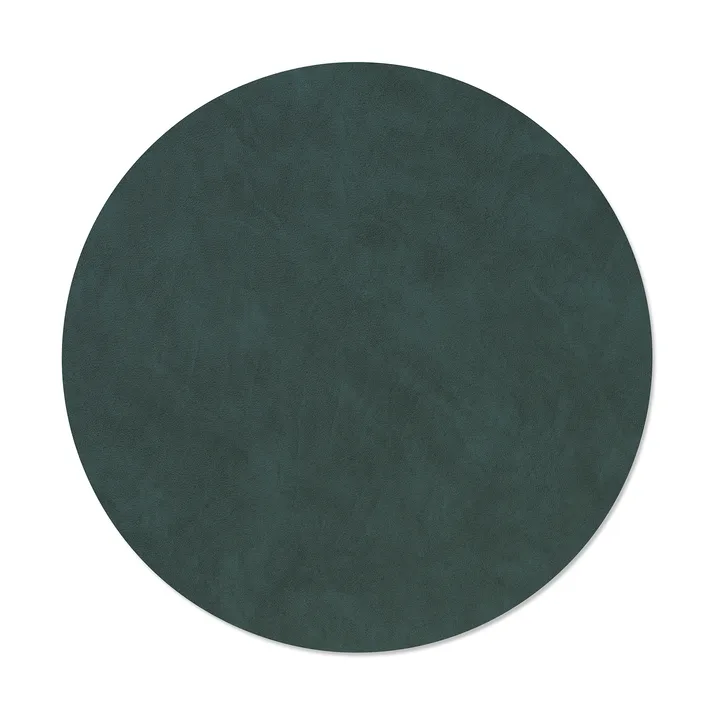 Nupo dækkeserviet - Dark green, circle, L - LIND DNA