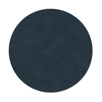 Nupo dækkeserviet - Midnight blue, circle, L - LIND DNA