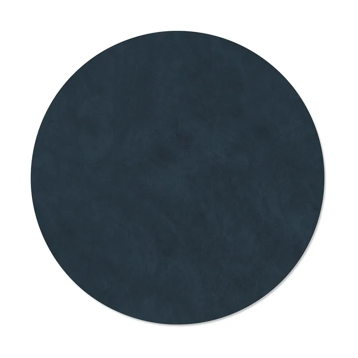 Nupo dækkeserviet - Midnight blue, circle, L - LIND DNA