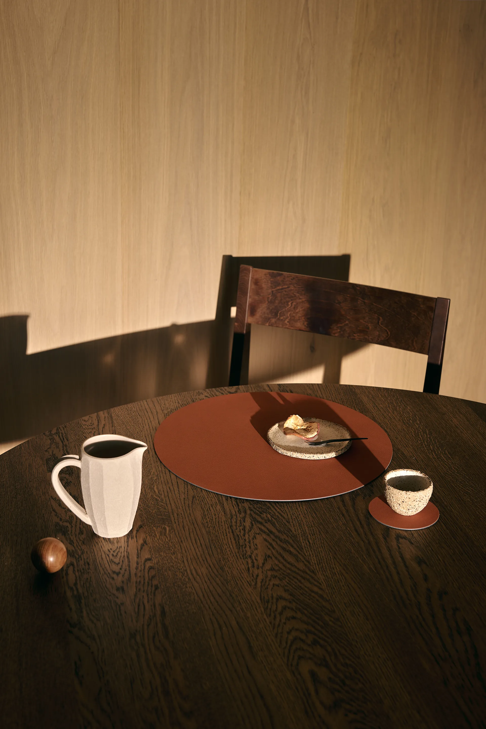 Nupo dækkeserviet, Rust, circle, L LIND DNA