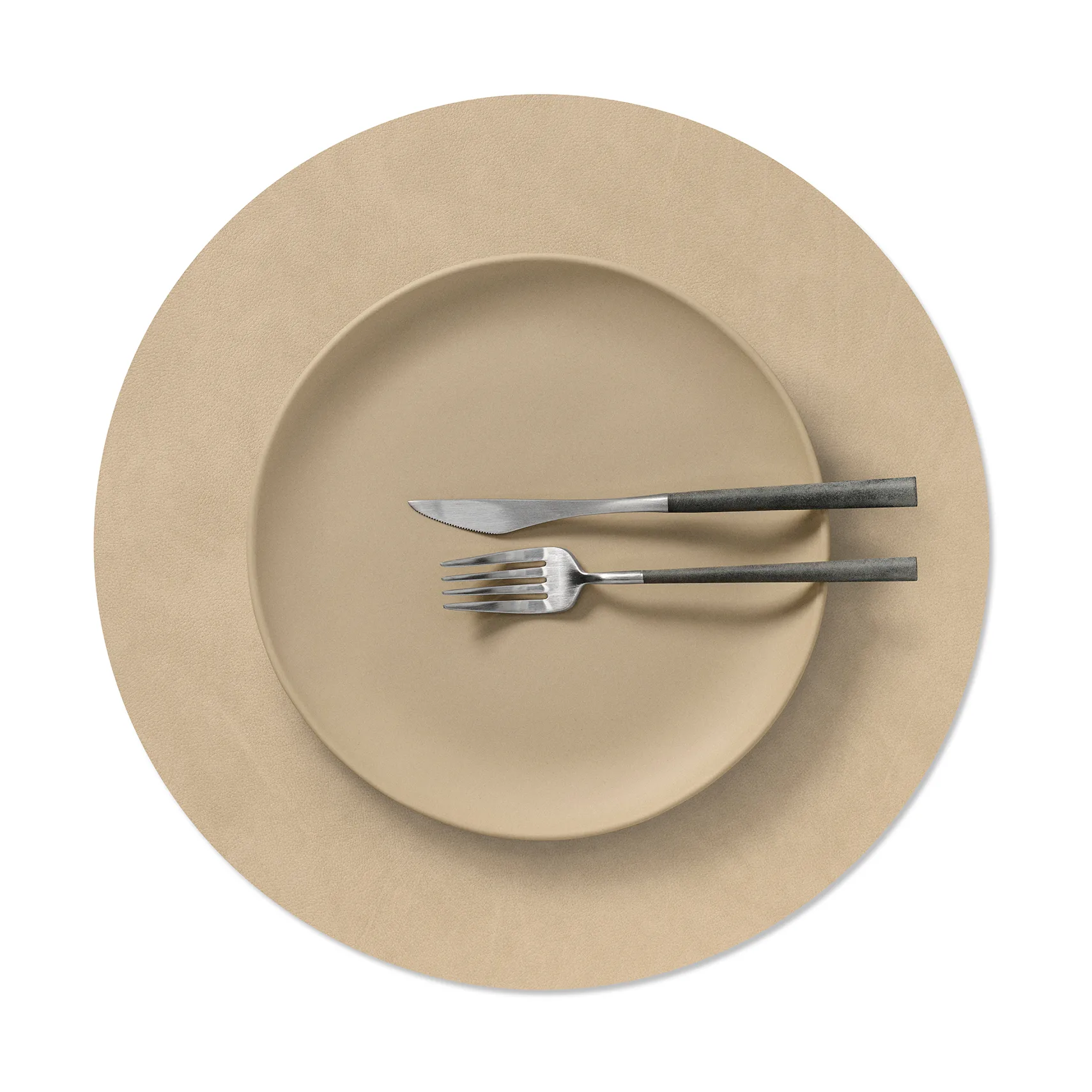 Nupo dækkeserviet, Sand, circle, L LIND DNA