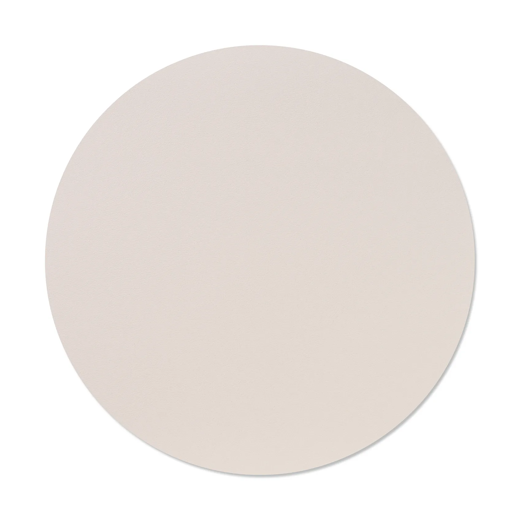 Nupo dækkeserviet, Soft nude, circle, L LIND DNA