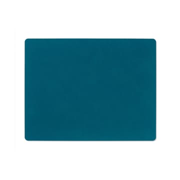 Nupo dækkeserviet vendbar square L 1 stk. - Midnight blue/Petrol - LIND DNA