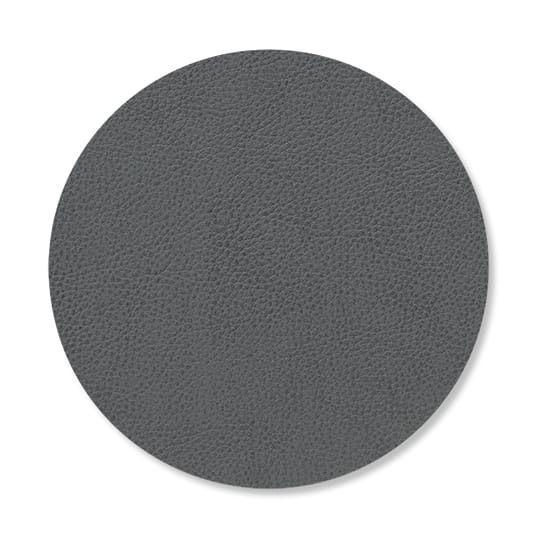 Serene coasters circle Ø10 cm - Anthracite - LIND DNA
