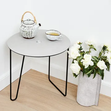 Turntable Nupo sidebord L - Anthracite/Light grey - LIND DNA