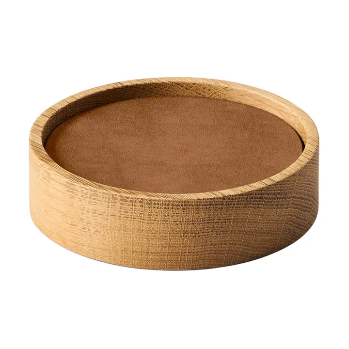 Wood Box glasbrikker sæt - Nature-oak, circel, S, Nupo nature, 9 dele - LIND DNA