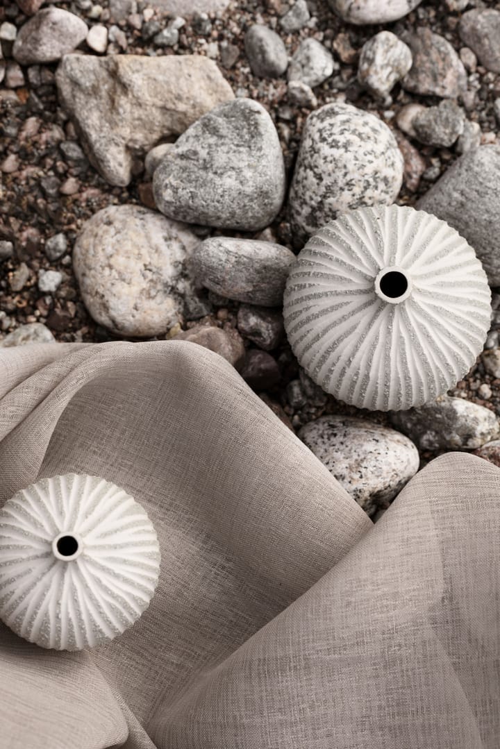Bari vase - Stonestripe light grey rough, M - Lindform