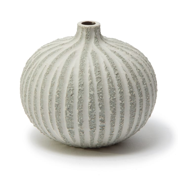Bari vase - Stonestripe light grey rough, S - Lindform