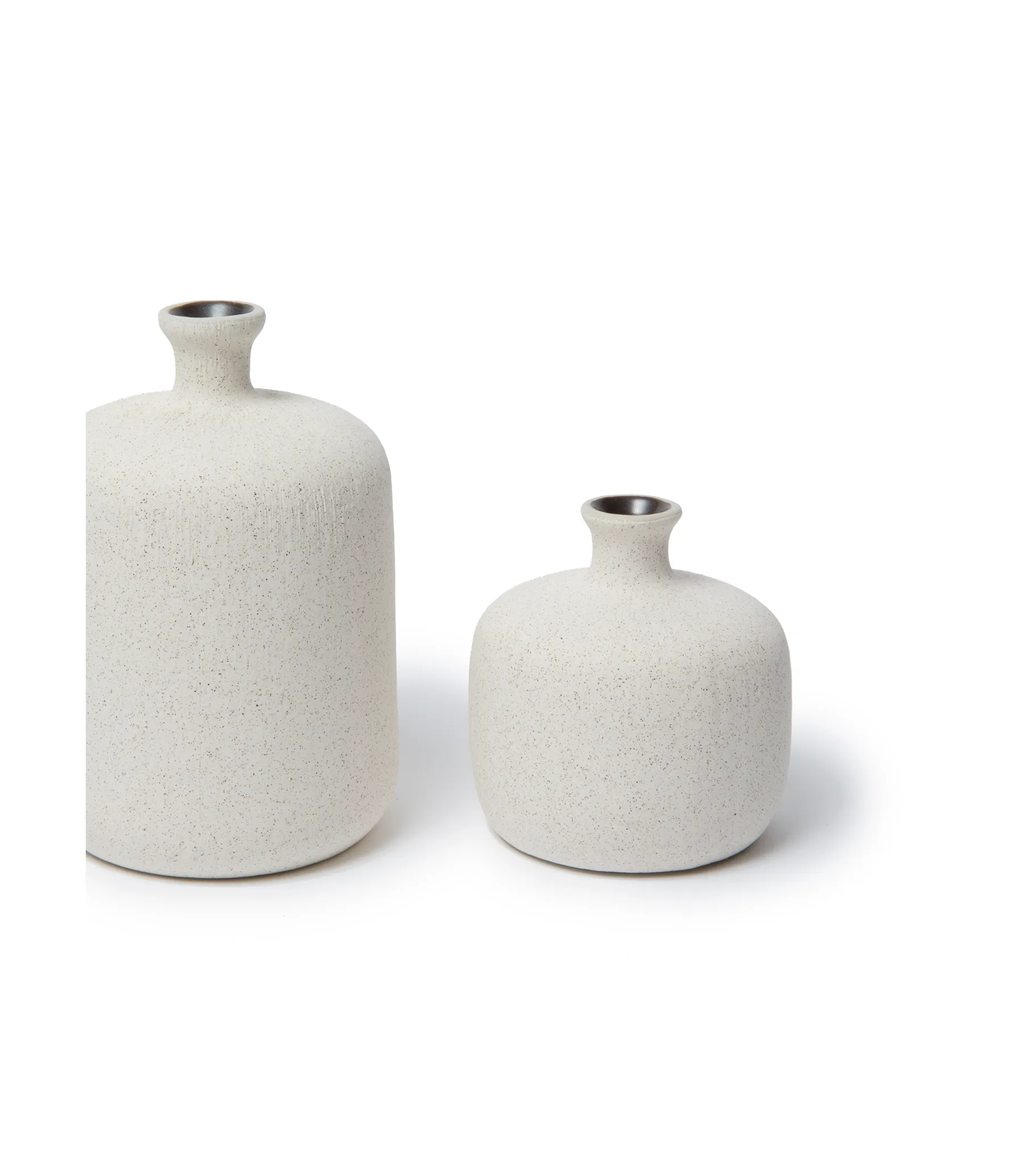 Bottle vase, Sand white, small Lindform