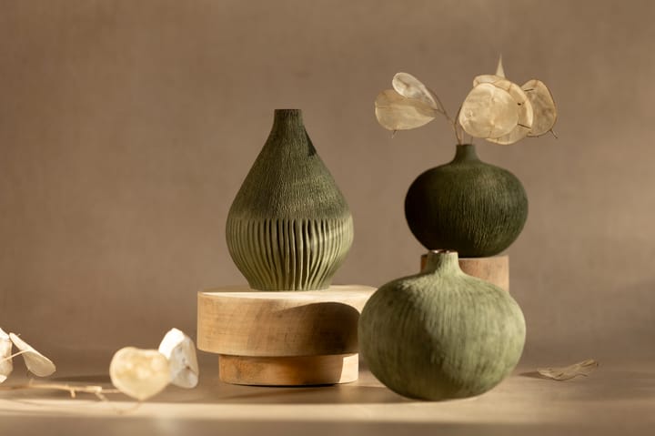 Kobe vase , Forest green Lindform