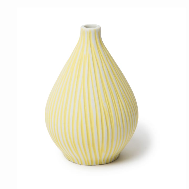 Kobe vase  - Yellow stripe - Lindform