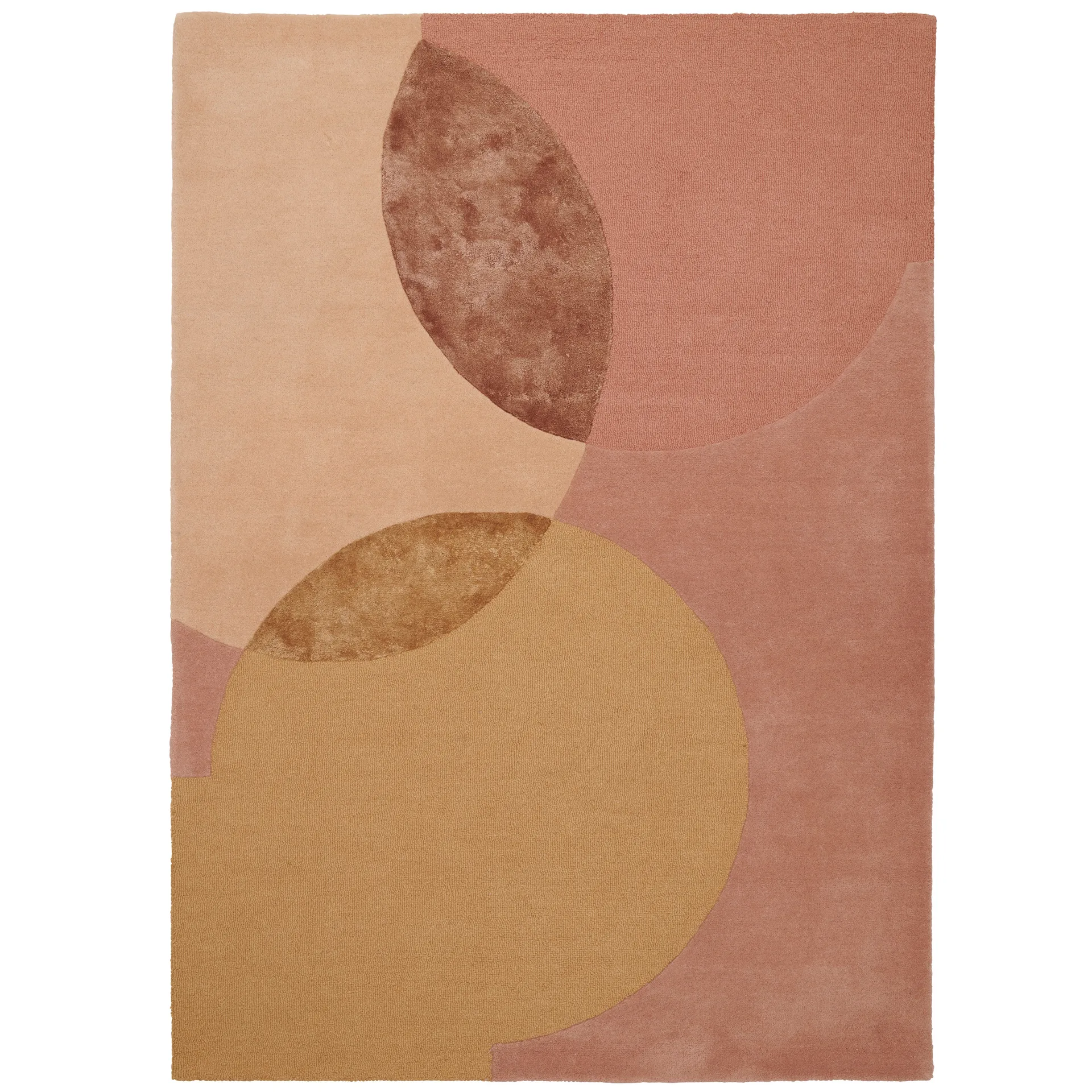 Caldera tæppe 200x300 cm, Mustard Linie Design
