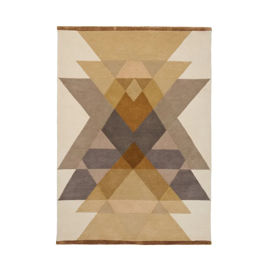Freya tæppe 250x350 cm, Mustard Linie Design