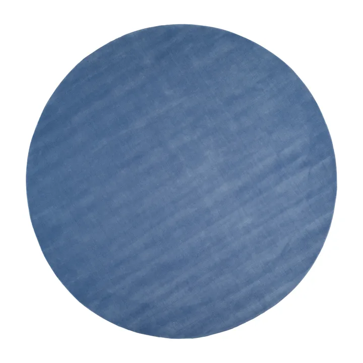 Halo Cloud uldtæppe rundt - Blue, Ø250 cm - Linie Design