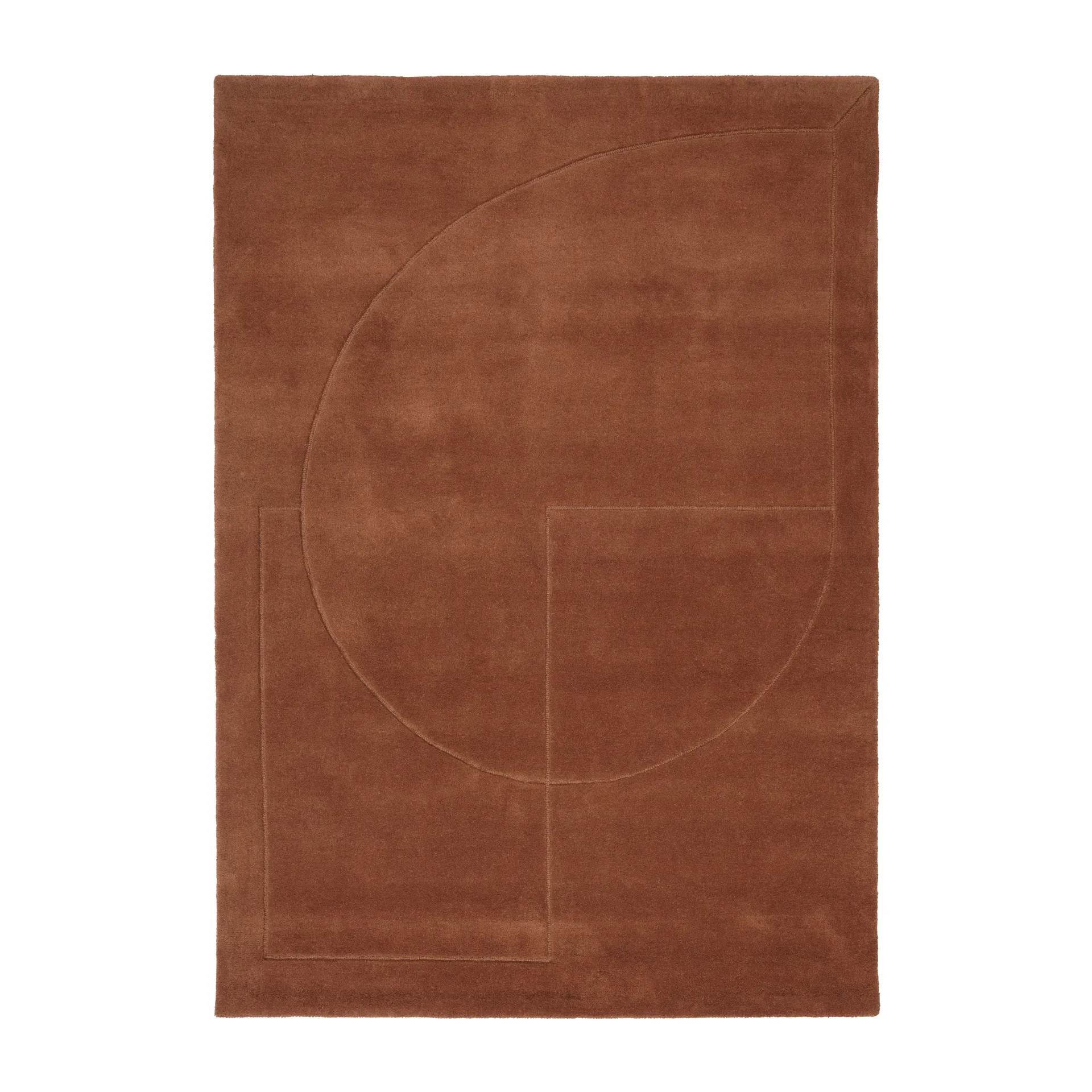 Lineal Poem uldtæppe, Amber, 140x200 cm Linie Design