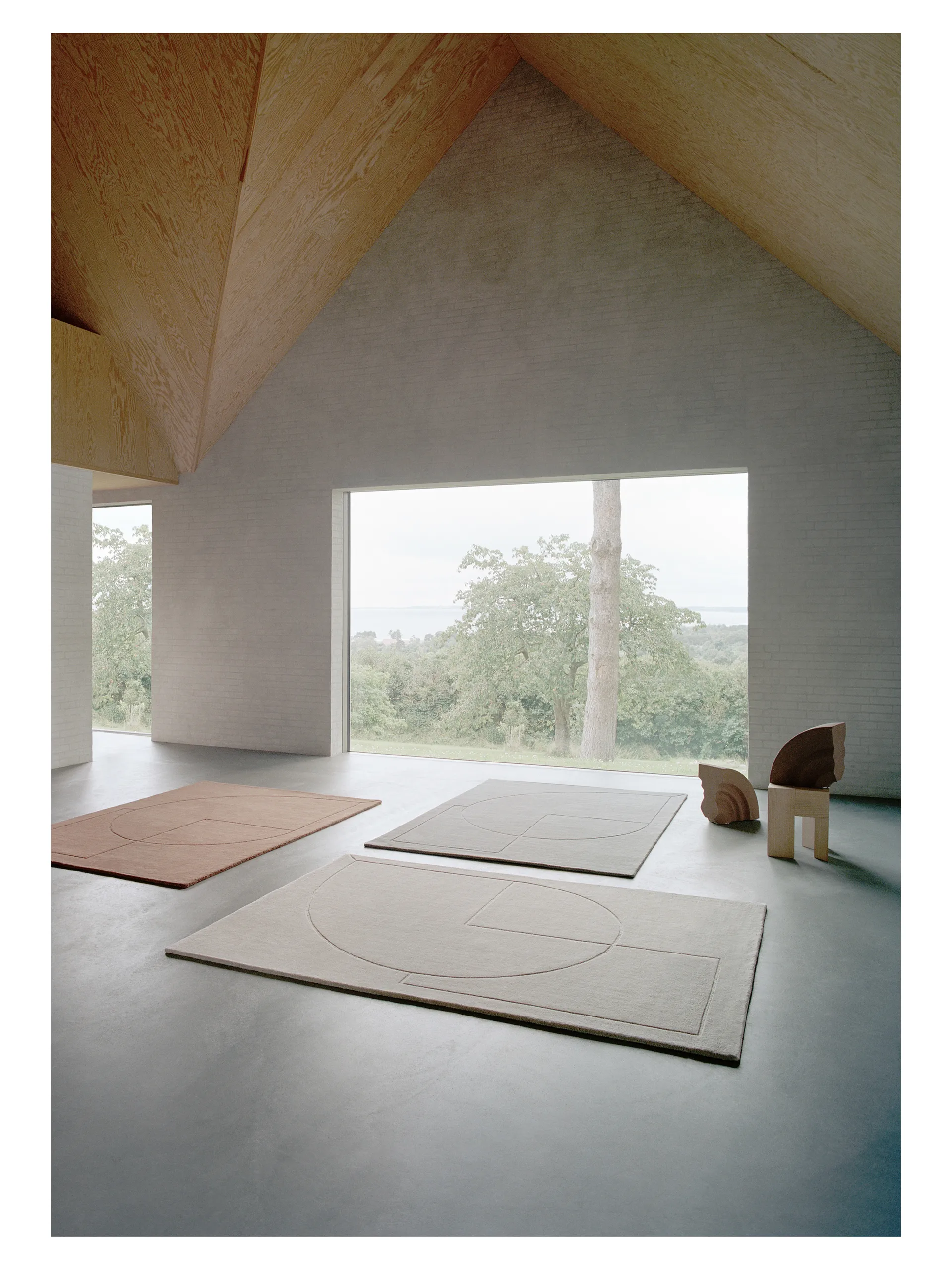 Lineal Poem uldtæppe, Amber, 170x240 cm Linie Design