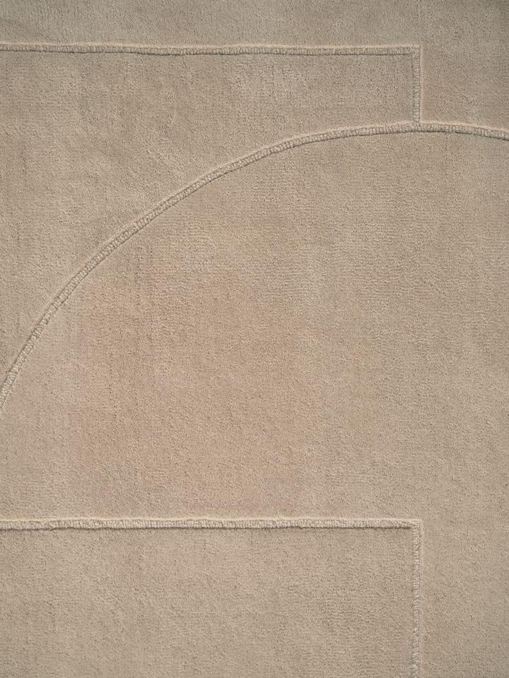 Lineal Poem uldtæppe, Beige, 170x240 cm Linie Design