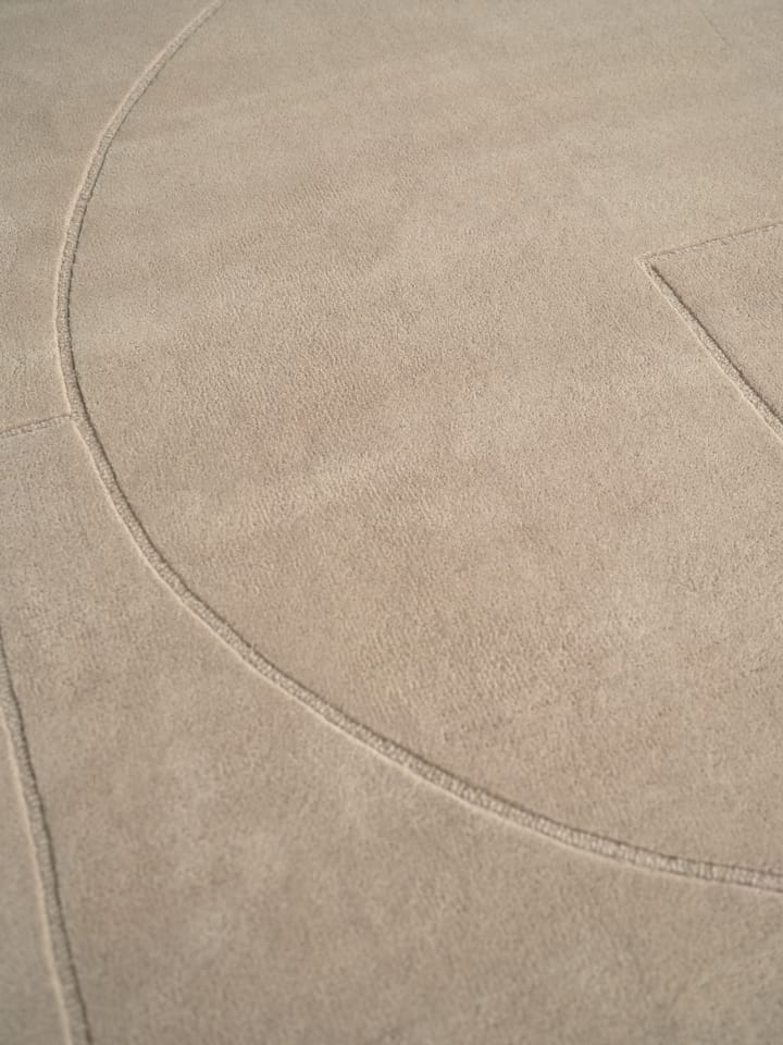 Lineal Poem uldtæppe, Beige, 170x240 cm Linie Design