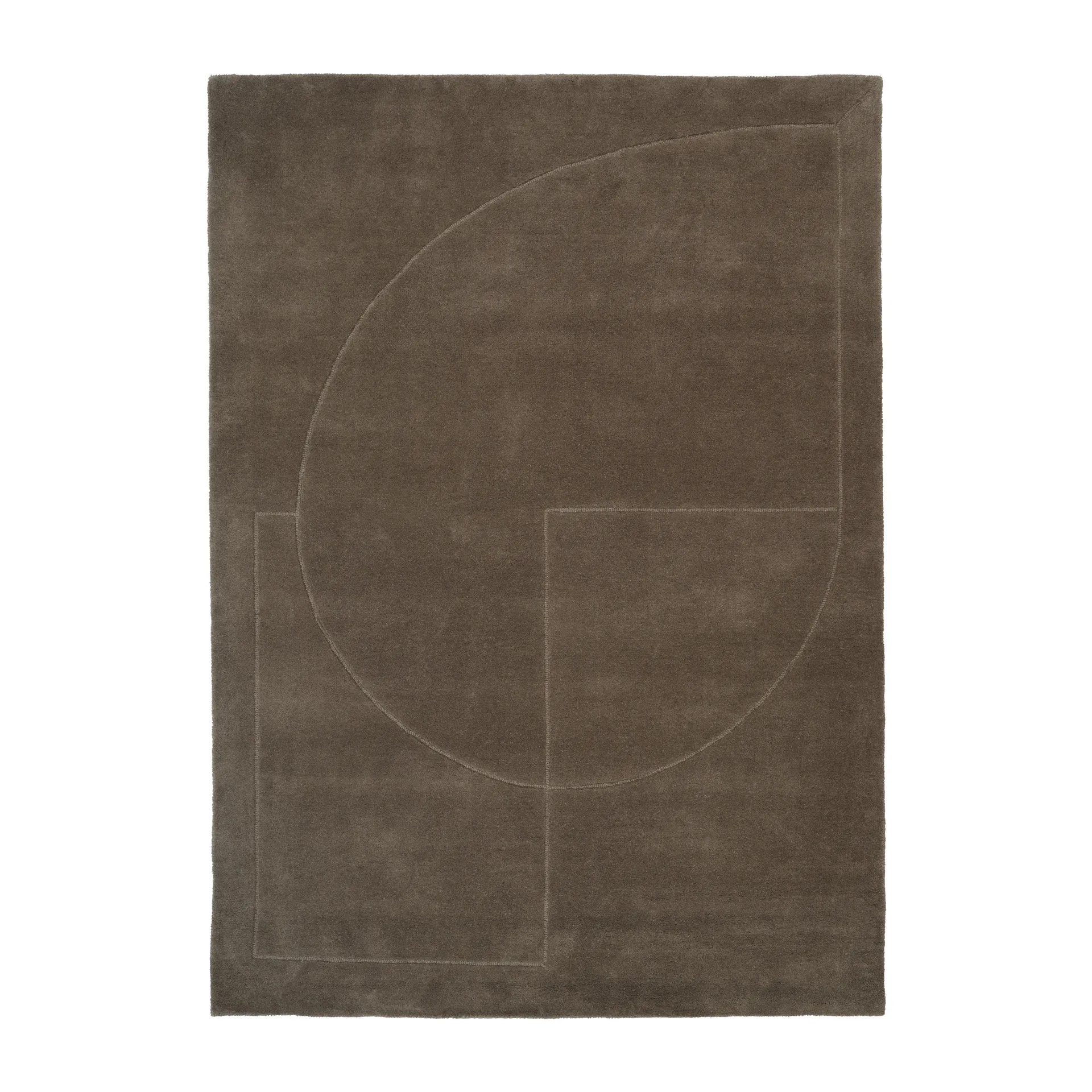 Lineal Poem uldtæppe, Moss, 170x240 cm Linie Design