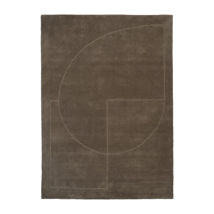 Lineal Poem uldtæppe - Moss, 170x240 cm - Linie Design