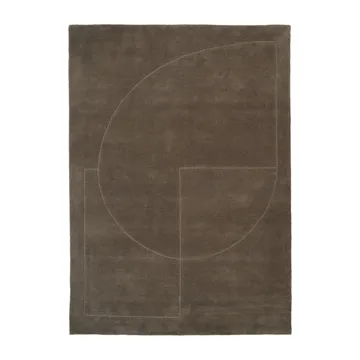 Lineal Poem uldtæppe - Moss, 200x300 cm - Linie Design