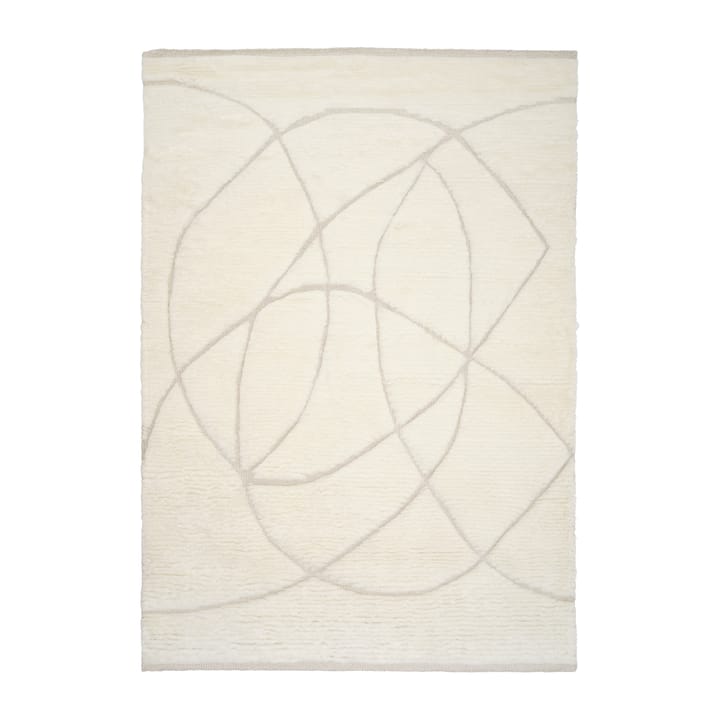 Lineal Sweep uldtæppe - White, 140x200 cm - Linie Design