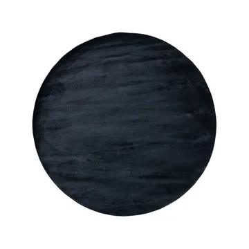 Lucens tæppe rundt - navy - Linie Design