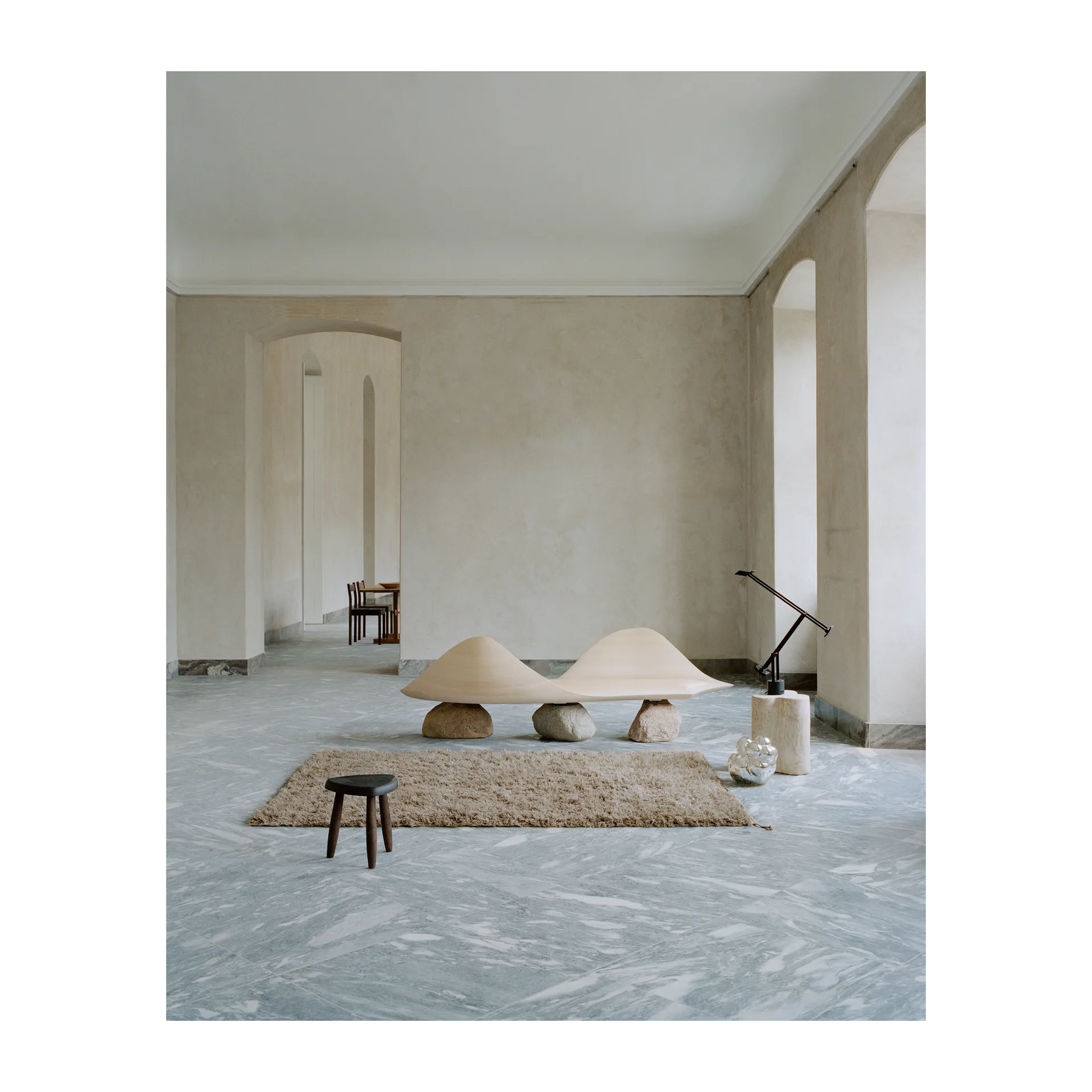 Luminary Sun tæppe 170x240 cm, Natural Linie Design