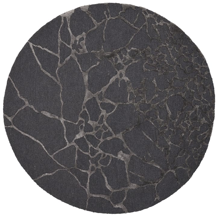 Marmo tæppe Ø250 cm, Charcoal Linie Design