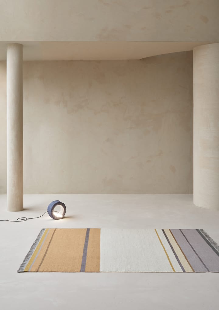 Metallum tæppe 170x240 cm, Mustard Linie Design