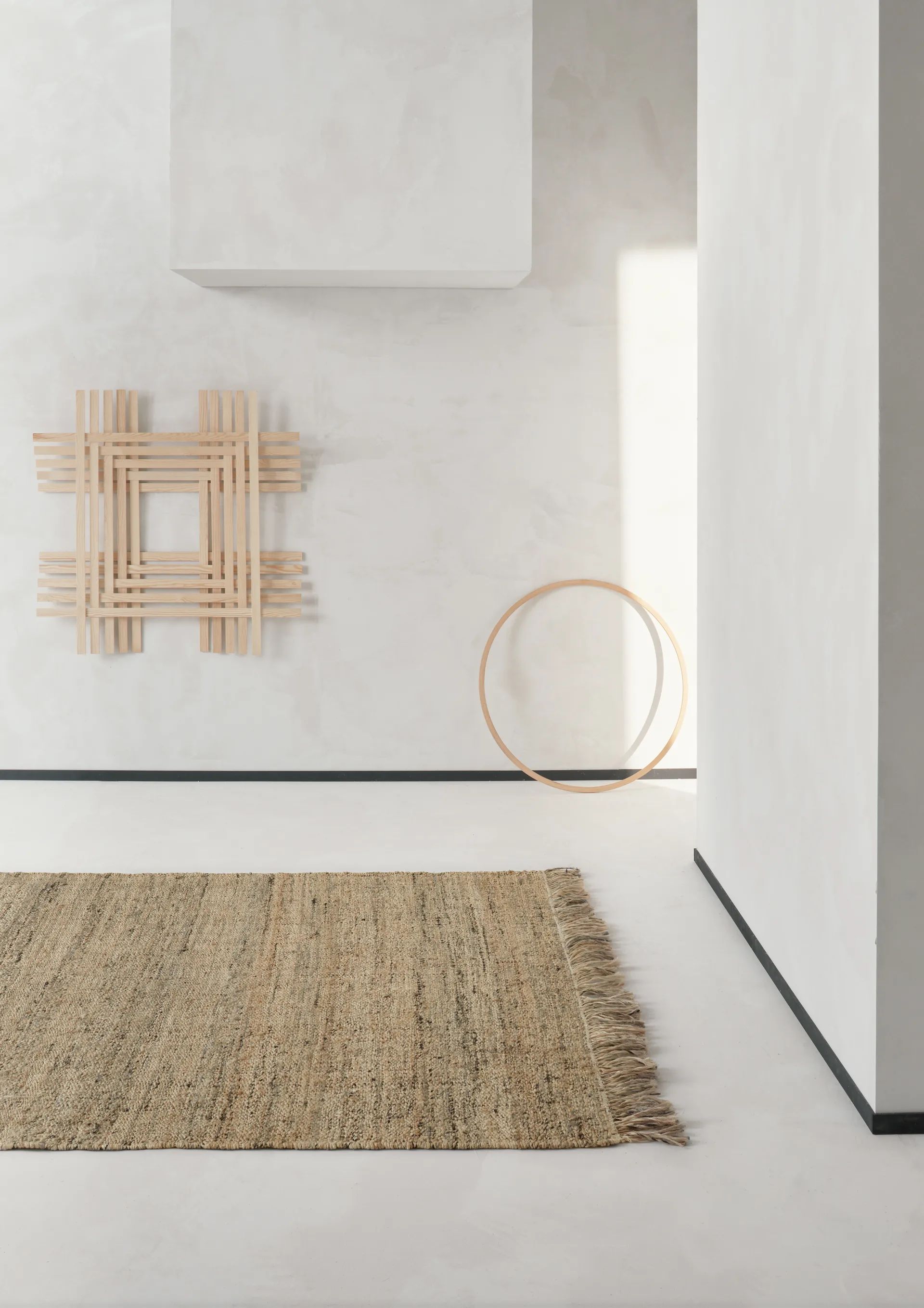 Nessa jutetæppe 170x240 cm, Natural Linie Design