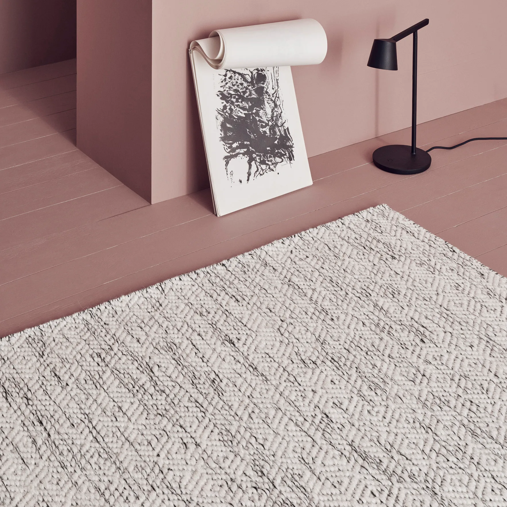 Nyoko uldtæppe 250x350 cm, White Linie Design