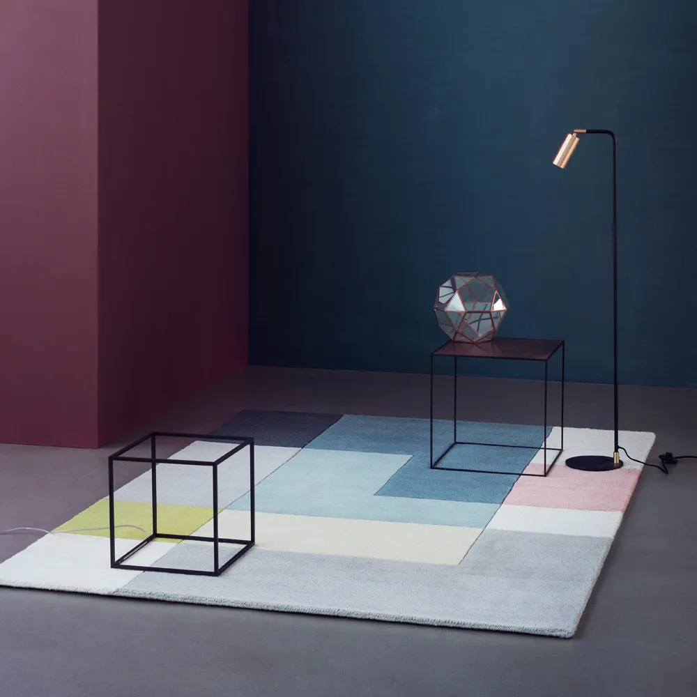 Ometri tæppe, aqua, 170x240 cm Linie Design