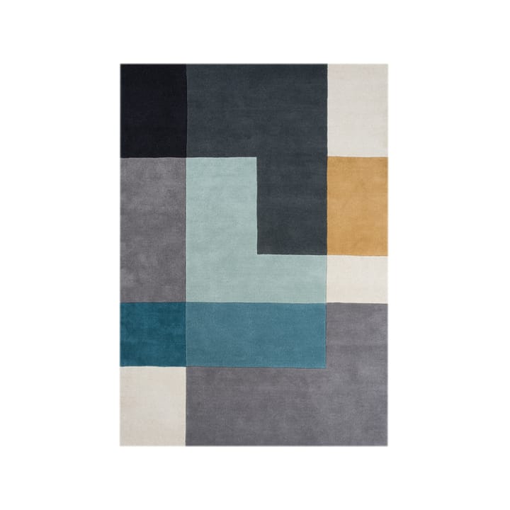 Ometri tæppe - aqua, 200x300 cm - Linie Design