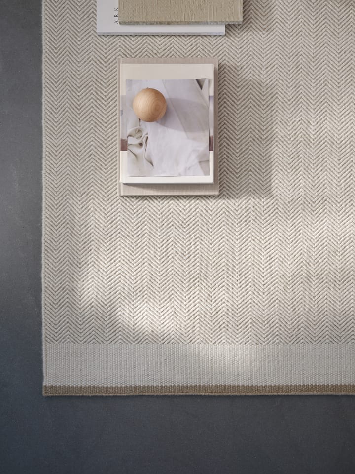 Stratum Echo uldtæppe, White, 170x240 cm Linie Design