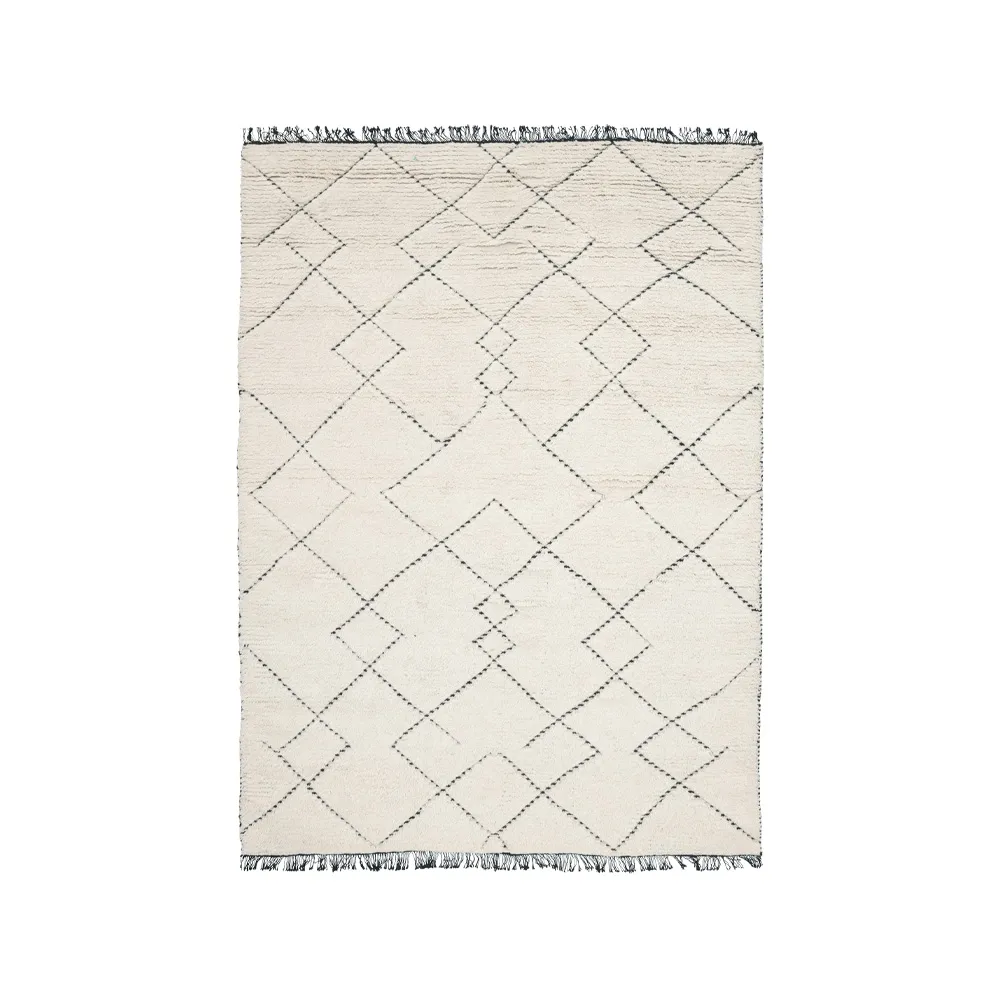 Torun tæppe, black, 140x200 cm Linie Design