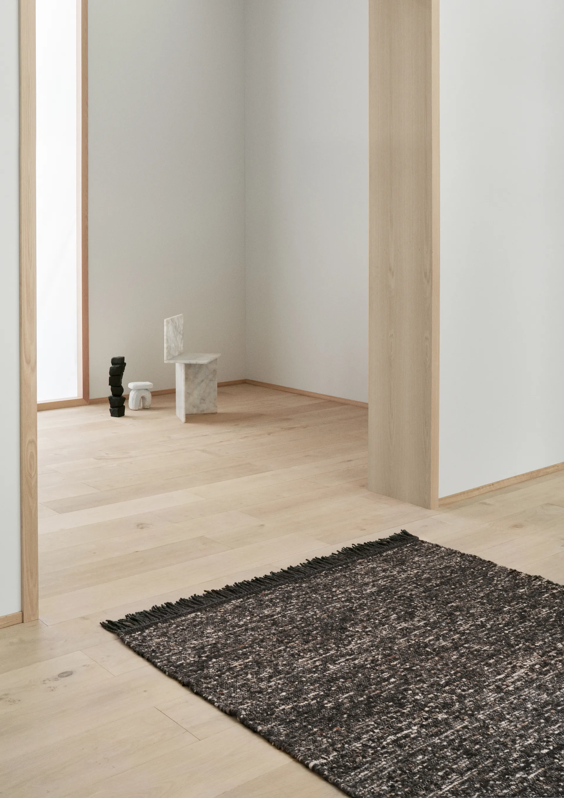 Valdi tæppe 170x240 cm, Charcoal Linie Design