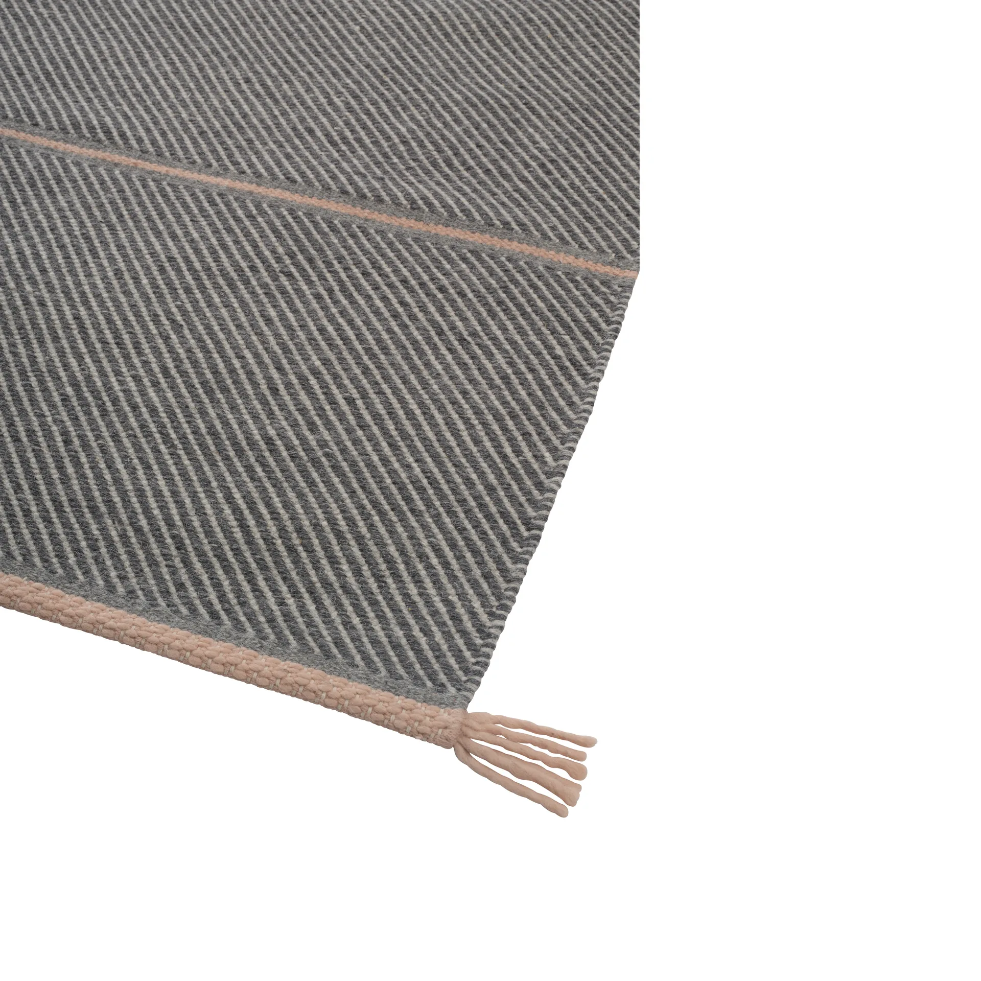 Vision Walk uldtæppe 200x300 cm, Grey-rose Linie Design